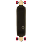 Yocaher Professional Speed Drop Down Stained Complete Longboard, Natural