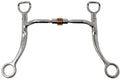Professional Equine Horse Stainless Steel Western 5'' Copper Roller Jointed Mouth Curb Horse Bit 35315B