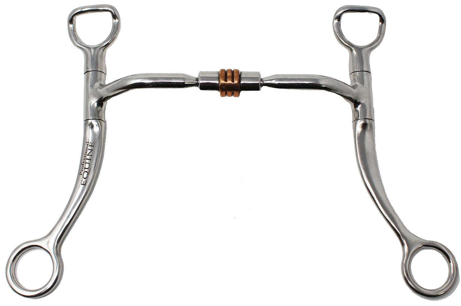 Professional Equine Horse Stainless Steel Western 5.5 Copper Roller Jointed Mouth Curb Horse Bit 35315C