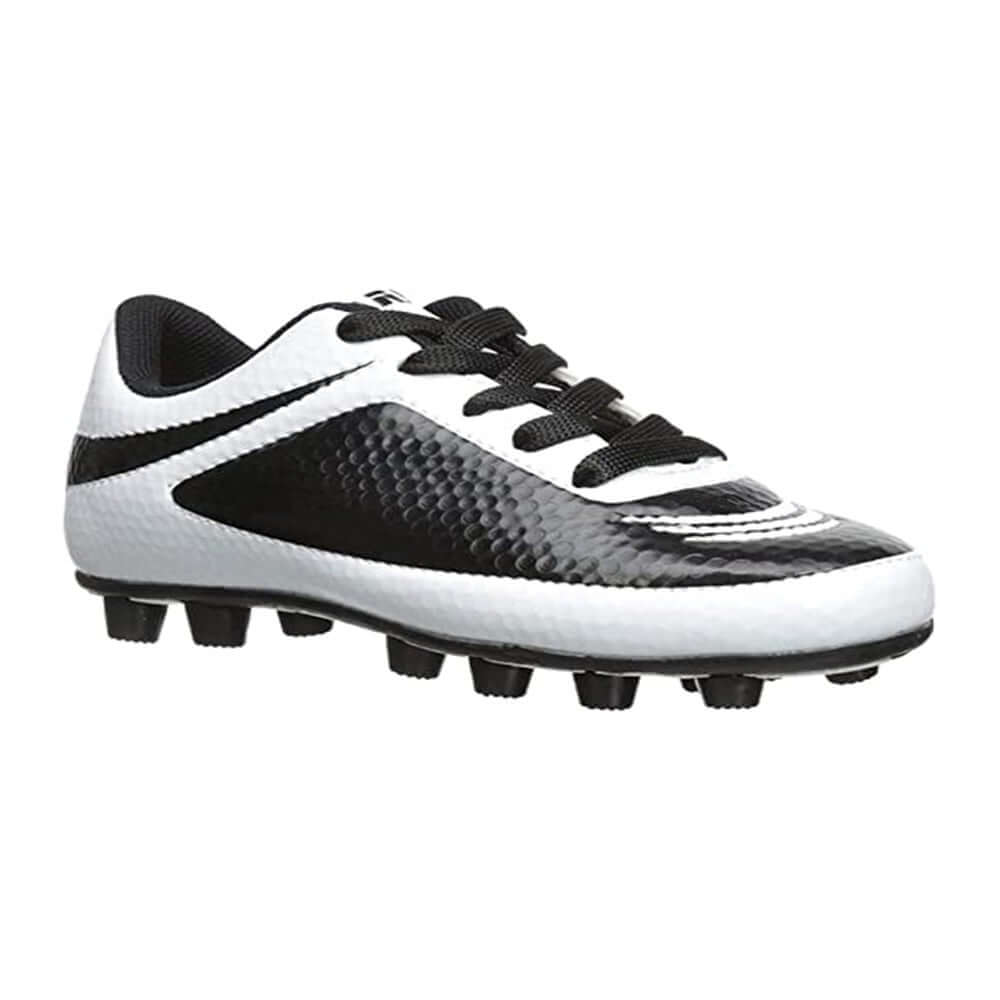 Vizari Infinity Firm Ground Soccer Shoes - White/Black - Vizari Sports