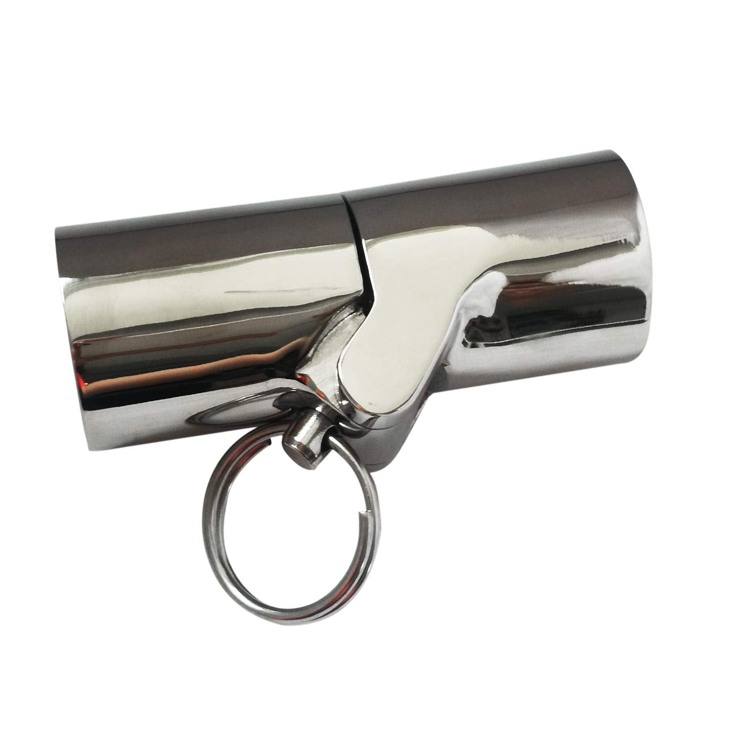 Nrc&Xrc 316Ss Marine Grade Boat Handrail Fitting -Boat Pipe Connector,Folding Swivel Coupling Tube Joint Connector For 7/8'' (22