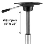 Wise King Pin Power Rise  Pedestal - Adjusts 16'' To