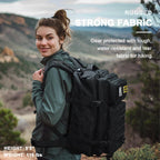 Nwt Xpedition Military Tactical Backpack,Sturdy Work & Molle Laptops Rucksack, Heavy Duty Pack For Hiking Camping Travel Fishing