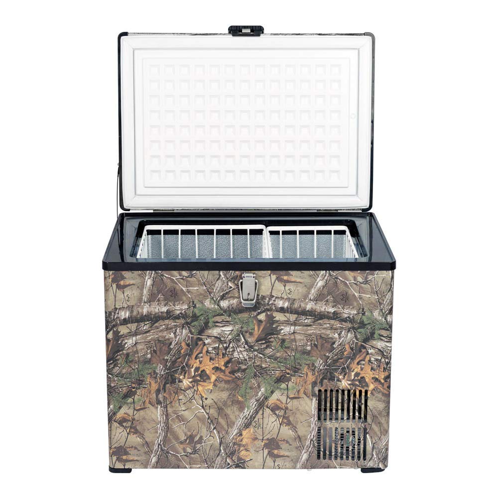 Magic Chef Mcl40Pfrt 1.4 Cubic Foot Mini Portable Freezer Fridge With Adjustable Temperature Control Thermostat, Realtree Xtra C
