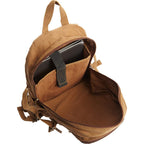 Retro Vintage Airman'S Rucksack - Khaki