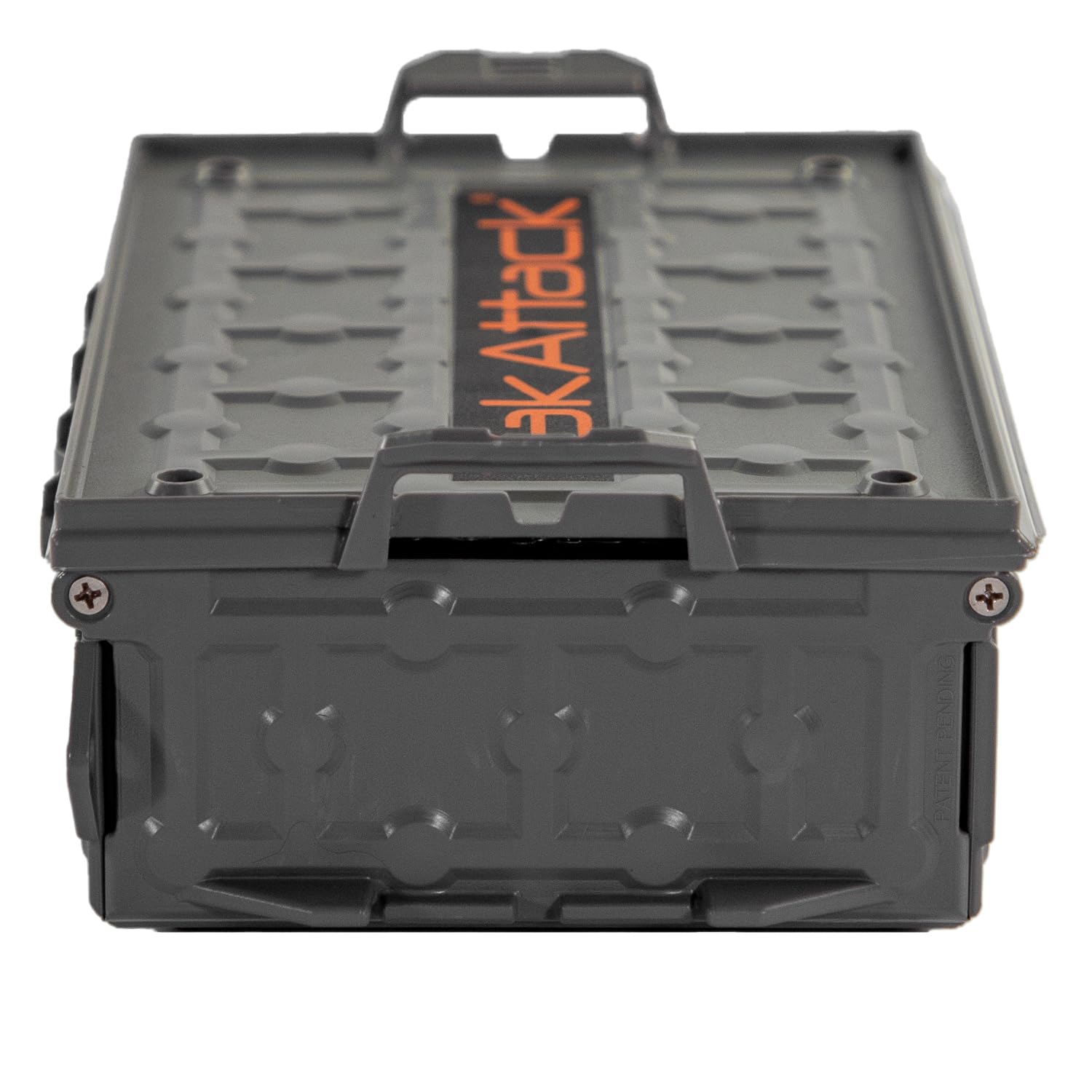 Yakattack Tracpak Stackable Storage Box - Battleship Grey | Kayak Fishing Gear Storage | Fits Geartrac & Mightymount | Kayak Acc