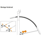 Sks Germany U-Stay Kit For Velo 65 Fender