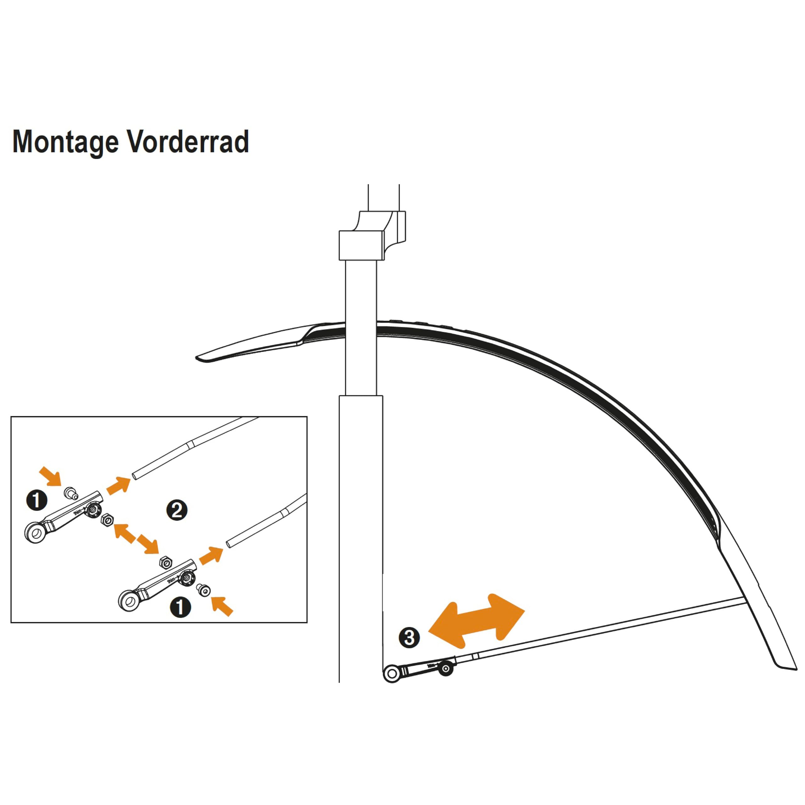 Sks Germany U-Stay Kit For Velo 65 Fender