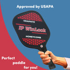 Jp Winlook Pickleball Paddles Set With Graphite Face, Lightweight, Starter To Professional, Indoor/Outdoor, Men & Women, Usapa A
