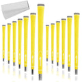 Karma Neion II Yellow Golf Grips for Men, Standard Size, 13 Pack with 13 Golf Grip Tape Strips