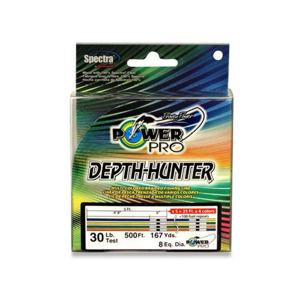 Power Pro 1500 Yard Depth-Hunter Metered Line (80-Pound)