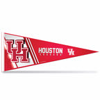 Rico Industries Ncaa Houston Cougars Primary 12'' X 30'' Felt Wall D  Cor Pennant - Great For Home/Bed Room/Man Cave D  Cor