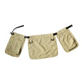 Calandis Waist Bag Fashion Pouch Multi Pockets Waist Apron For Running Outdoor Travel Khaki | Waist Packs Bags | Hiking Backpack