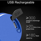 Electric Bike Horn Usb Rechargeable Bicycle Bell 120 Db Invisible Cycling Alarm Loud Horn Waterproof 3 Modes Alert Ring For Moun