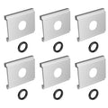 Aluminum Kayak Adapter for FeelFree UniTrack, Feel Free Kayak Track Adapter Plate, Compatible with FeelFree Kayak, Johnny Boats,