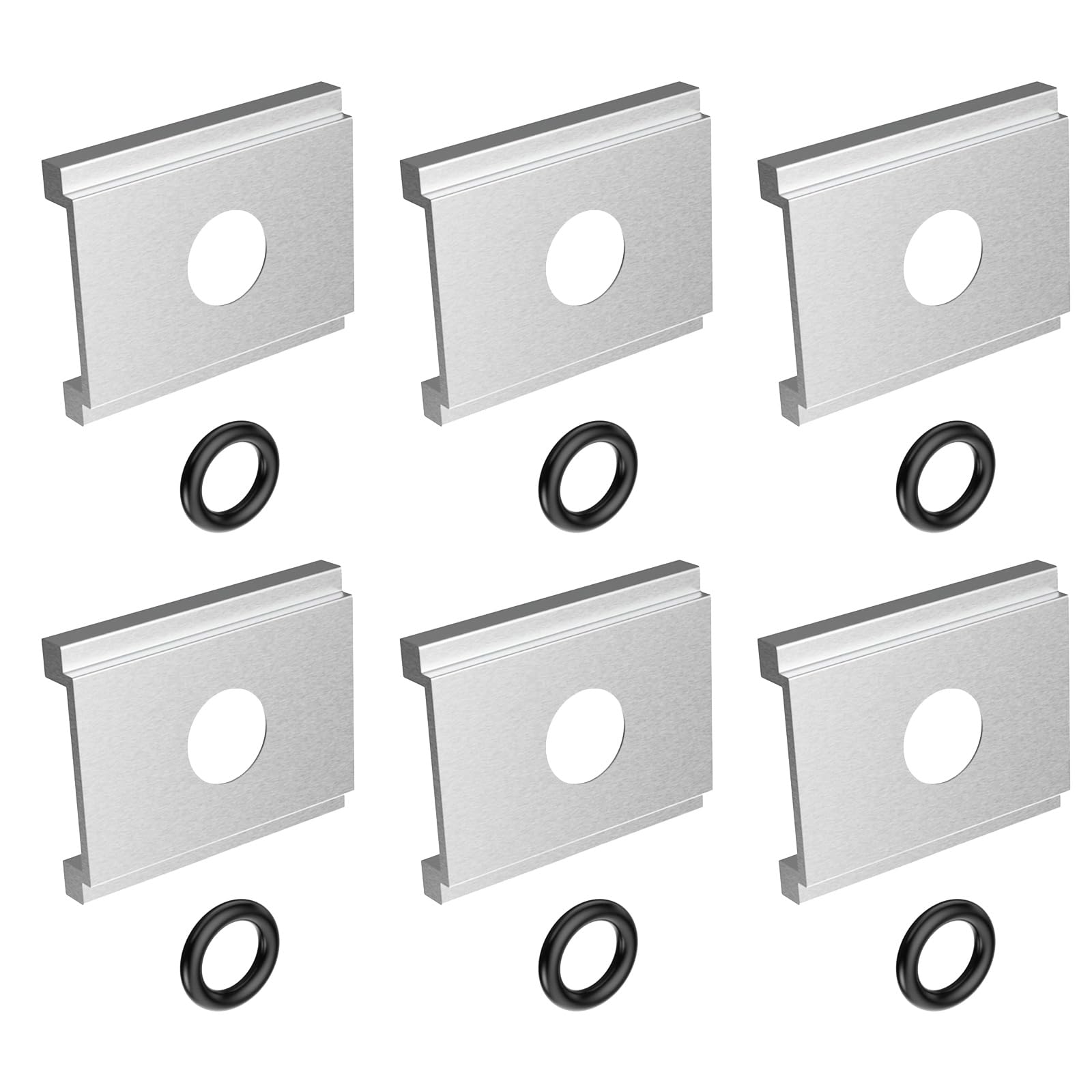 Aluminum Kayak Adapter for FeelFree UniTrack, Feel Free Kayak Track Adapter Plate, Compatible with FeelFree Kayak, Johnny Boats,