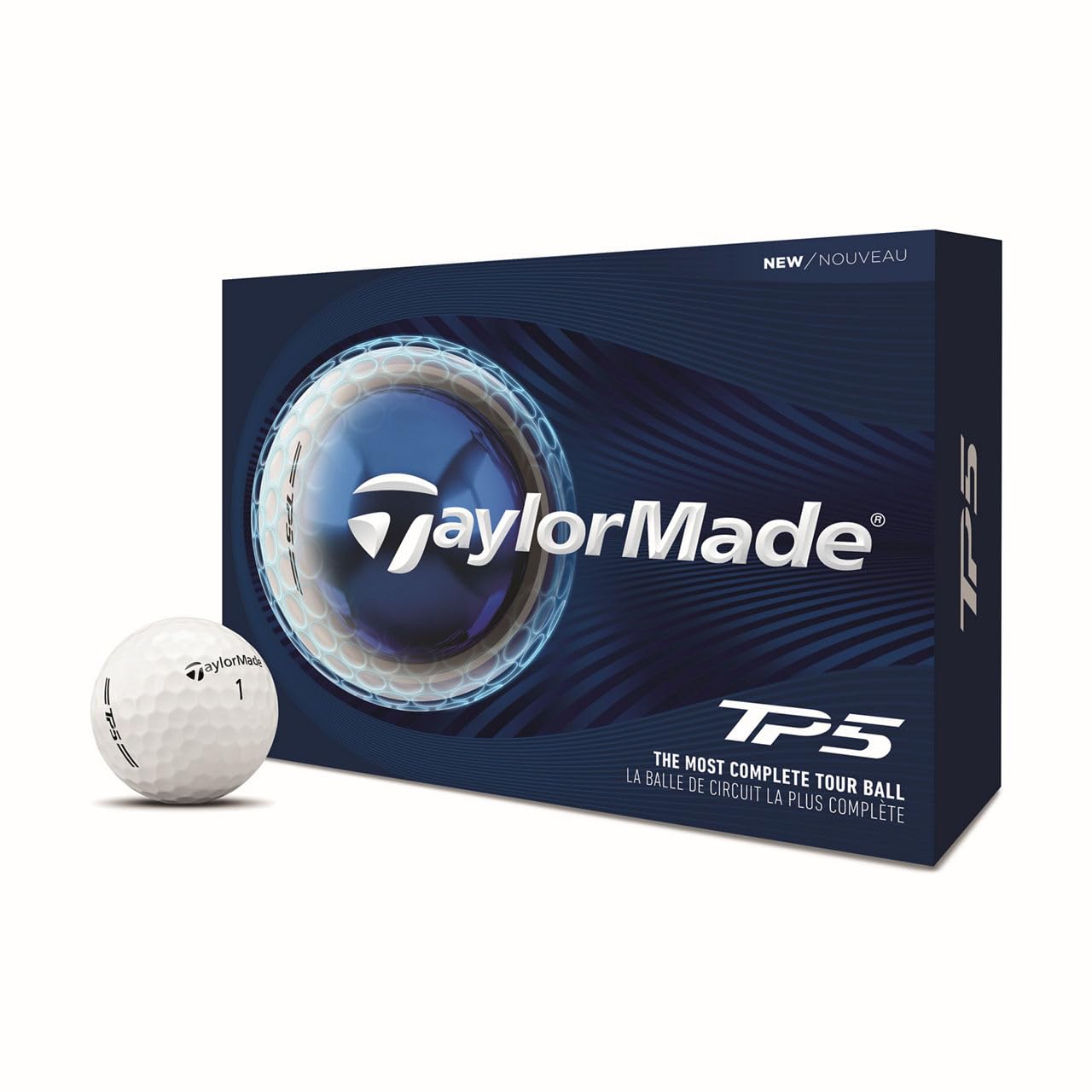 TaylorMade Golf TP5 White One Dozen