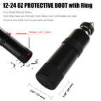 Greant Double Protective Water Bottle Boot 24Oz For Hydro Flask, Silicone Flex Boot For Hydroflask Boot, Universal Anti-Slip Bot