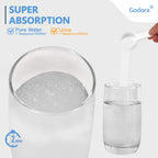 Godora 2.2Lb Eco-Friendly Toilet Urine Powder With Spoon, Fast-Absorbing Camping Toilet Chemicals, Rapidly Biodegradable Eco Gel
