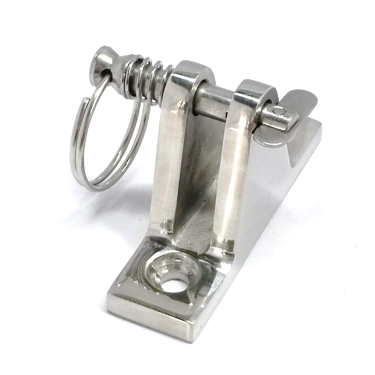 Heavy Duty 316Ss 2 Pack Bimini Top 90 Degree Deck Hinge With Removable Pin