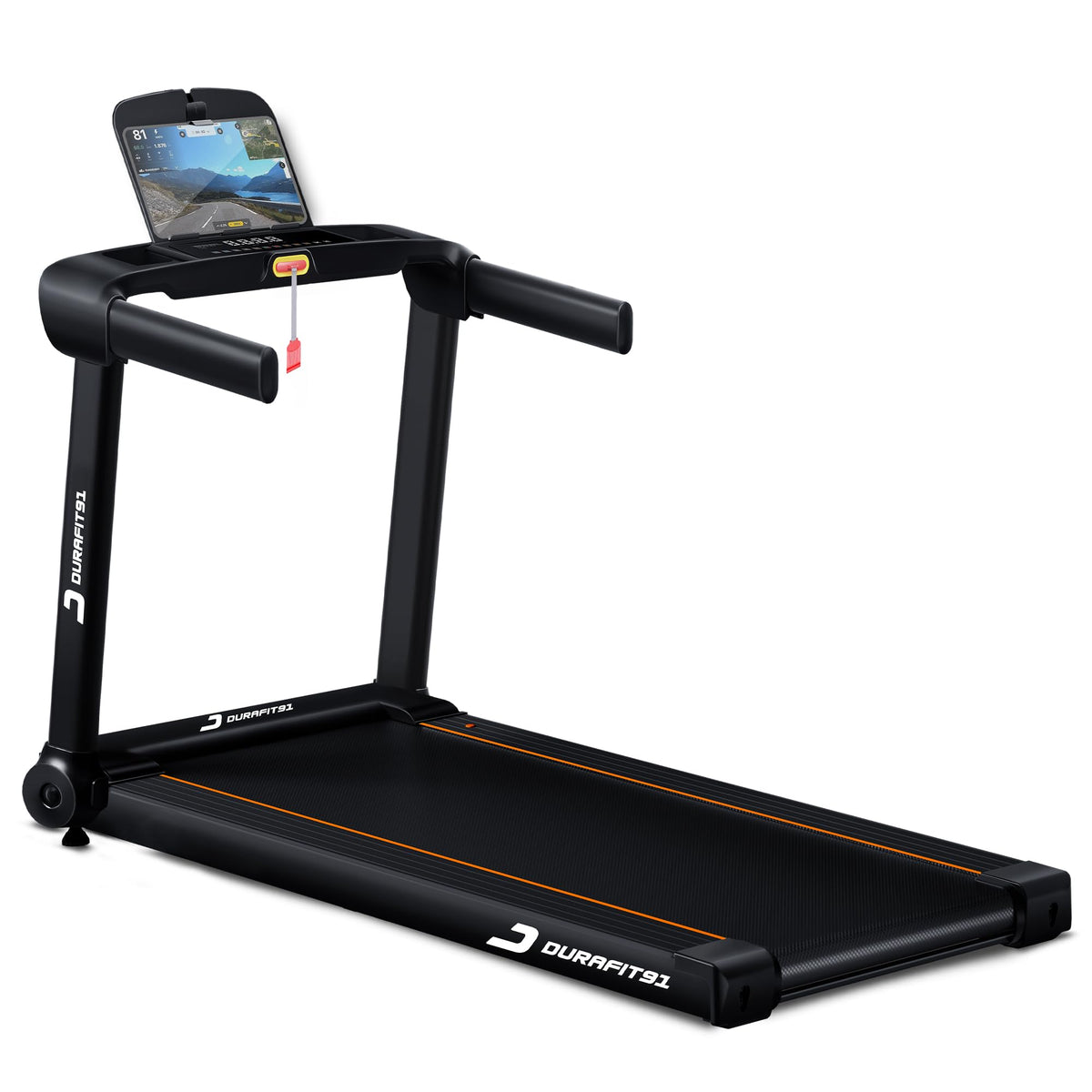 Durafit91 Ace Pro 4.5 Hp Peak Bldc Motorized Treadmill | 20 Level Auto Incline| 16 Km/Hr Max Speed | 120 Kg Max User Weight| Blu