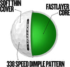 Srixon Soft Feel Golf Balls, Soft Feel 14, (24 Pack), White