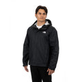 The North Face Mens Venture 2 Waterproof Hooded Rain Jacket, TNF Black, Medium