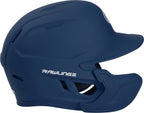 Rawlings 2022 Mach 1-Tone Matte Baseball Batting Helmet W/Lhb Adjext, Junior, Matte Navy