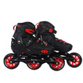 Endless EL1033 Inline Adjustable Skate | Color: Red | Size: Large (US5-US11) | for Unisex 12 Years & Above | Aluminium Chassis &