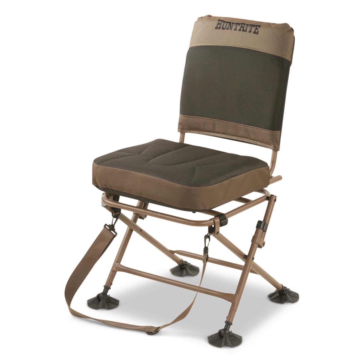 Guide Gear Huntrite 360 Swivel Hunting Blind Chair, 300 Pound Capacity, Folding, Lightweight, Portable, Padded Cushion Hunting S