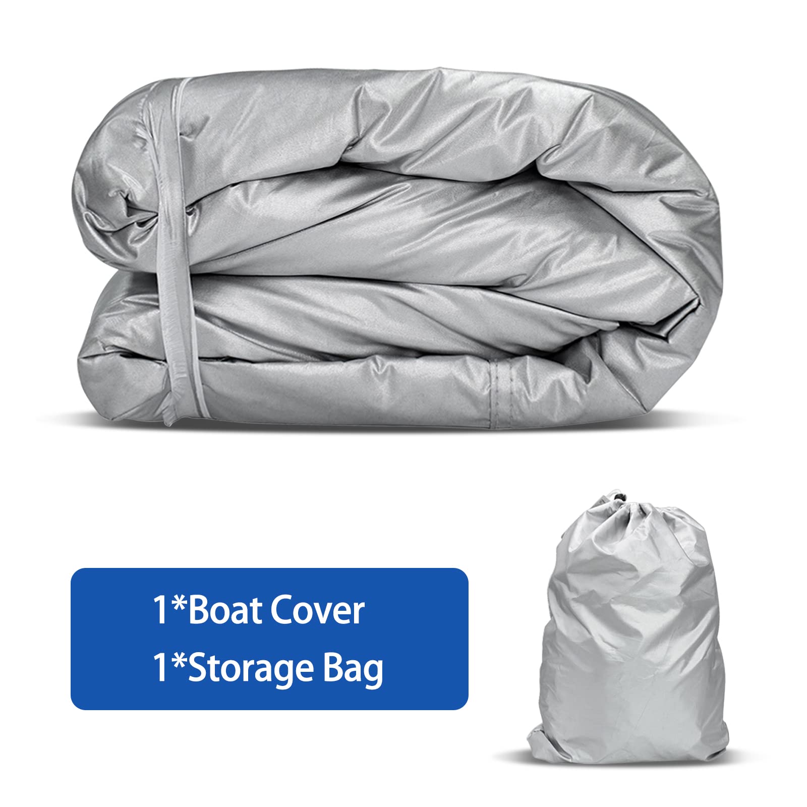 Icover Pedal Boat Cover, Fits 3 Or 5 Person Paddle Boat Water Proof Heavy Duty Boat Cover, Grey