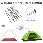 Weanas Tent Poles Replacement, Aluminum Rod Tent Pole Multifunction Lightweight Tent Pole Repair Kit, 7001 Series Aluminum Heate