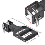 Kipika Muti-Grip Dip Bars Attachment For 2'' X 2'' Power Rack, Wide & Narrow Grip Handles Squat Rack Dip Accessories For Home Gy