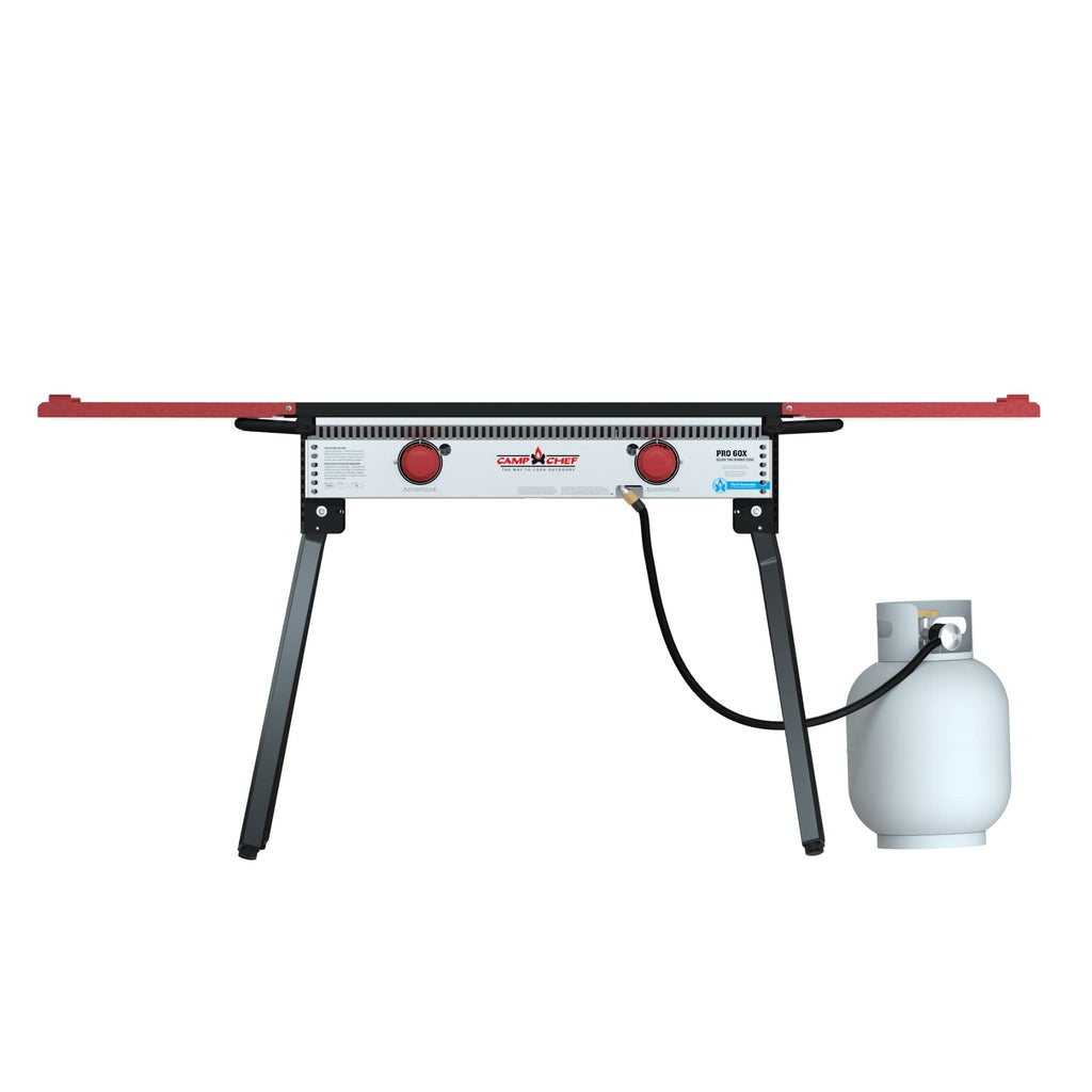 Camp Chef Pro 14 Cooking System - Two-Burner Camp Stove - Includes Windscreen & Matchless Ignition - Portable Camping Cooking St