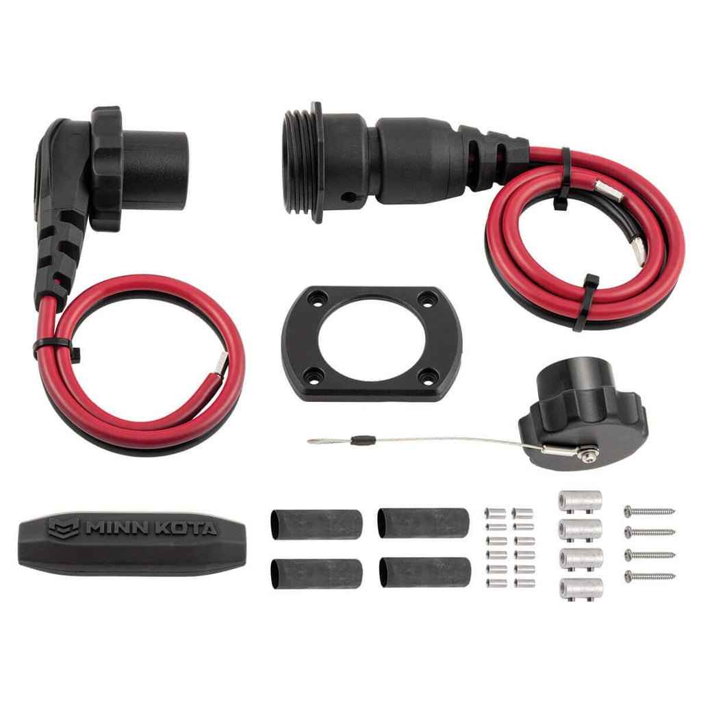 Minn Kota 1865128 Mkr-26 Freshwater And Saltwater Motor Plug And Receptacle Marine Battery Accessory