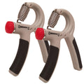 DIALDRCARE Hand Grip Exerciser for Muscle Building and Injury Recover (Pack of 2) (GREY)
