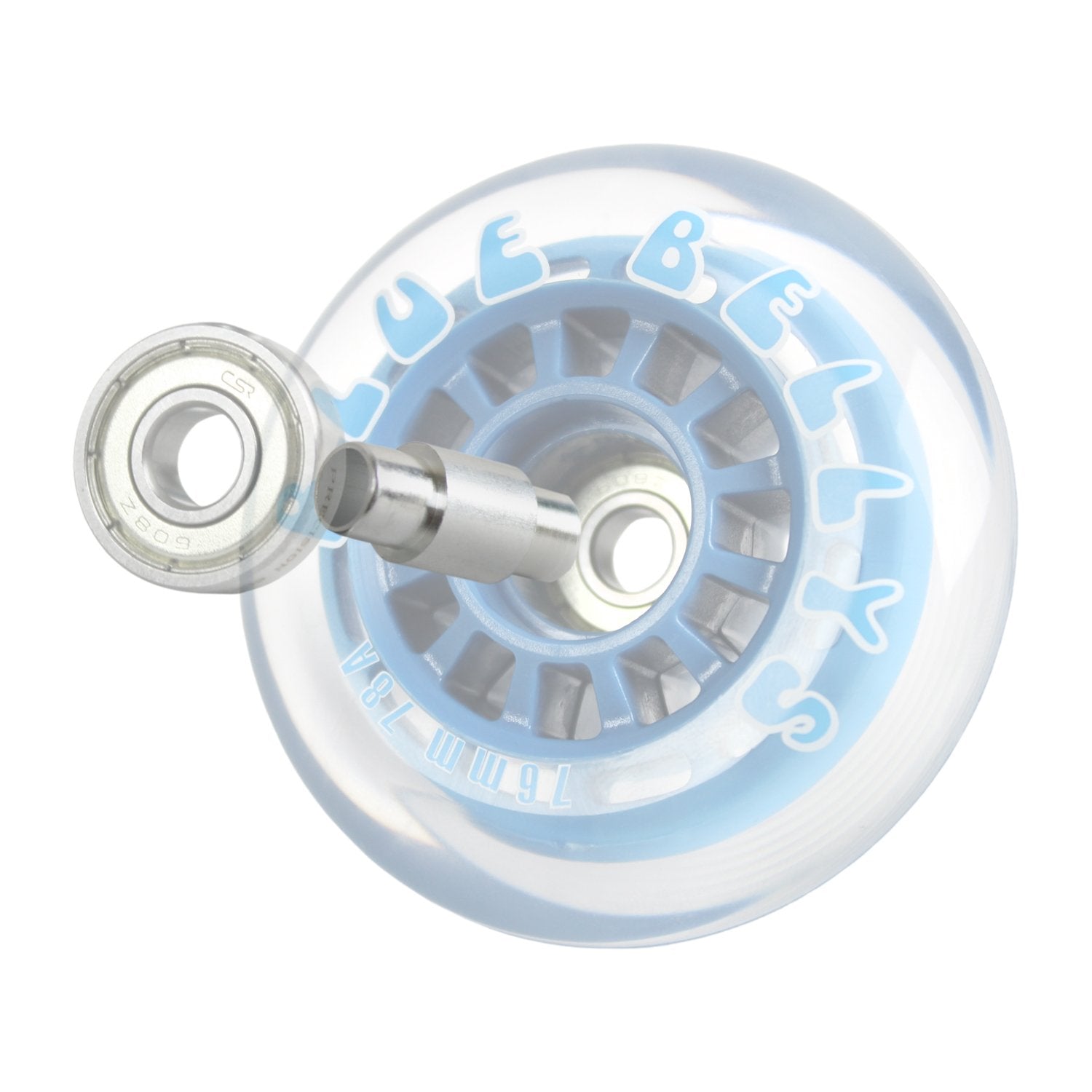 Dime Bag Hardware Inline Axle Aluminum Speed Spacer 8-Pack Spacers For 6Mm Axles Roller