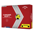Callaway Golf 2022 Chrome Soft Golf Balls, Yellow/Black Truvis
