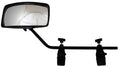 Attwood 13066-7 Universal Adjustable Clamp-On Water Ski Rear View Boat Mirror, Black