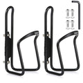 Ushake Water Bottle Cages, Basic Mtb Bike Bicycle Alloy Aluminum Lightweight Water Bottle Holder Cages Brackets(2 Pack- Drilled 