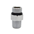 Scuba Choice Scuba Diving Male 9/16-18 to Male 1/4 NPT Adaptor, Silver