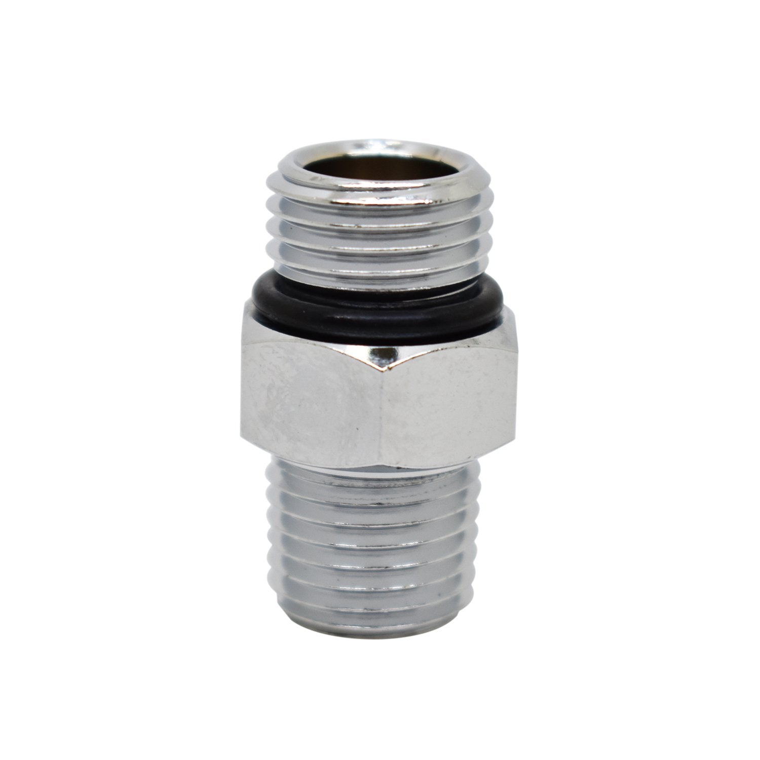 Scuba Choice Scuba Diving Male 9/16-18 to Male 1/4 NPT Adaptor, Silver