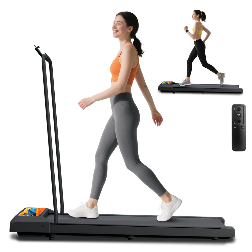 Rivano Under Desk Walking Pad, Treadmill With Handles, Walking Pad Treadmill Compact & Portable With Remote Control, Quiet Adjus