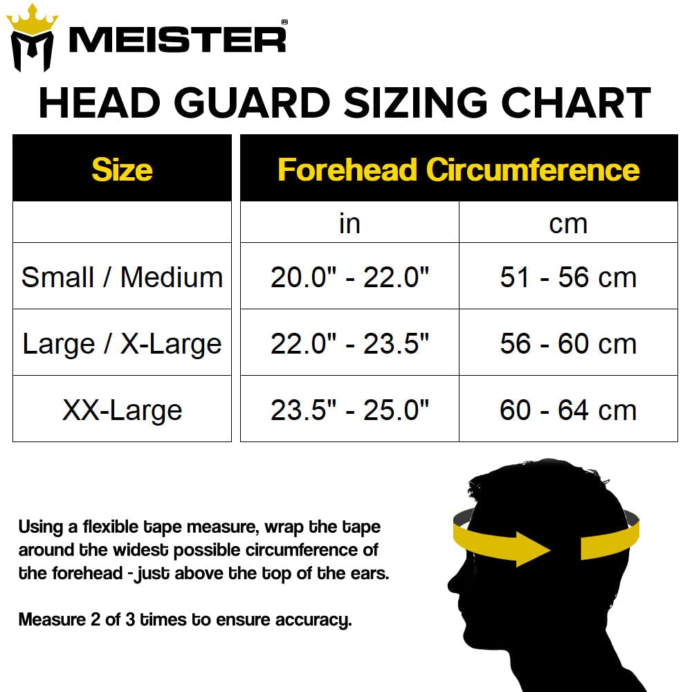 Meister Gel Full-Face Training Head Guard For Mma, Boxing & Muay Thai - White/Black - Large/X-Large