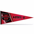 Rico Industries Ncaa Arkansas State Red Wolves Primary 12'' X 30'' Felt Wall D  Cor Pennant - Great For Home/Bed Room/Man Cave D