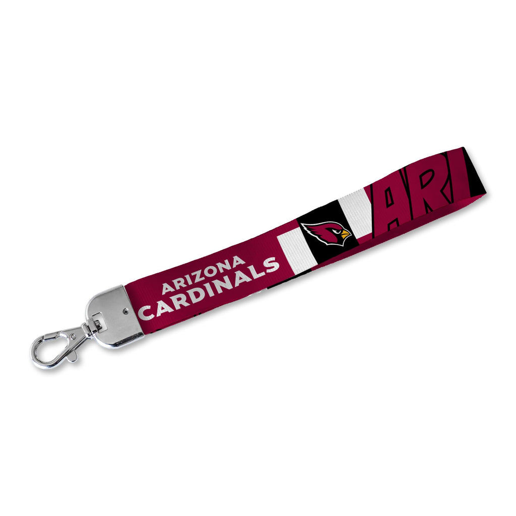 Rico Industries Nfl Football Arizona Cardinals Standard Wrist Lanyard Key Chain, Cute Wristlet Strap Keychain Holder For Women M