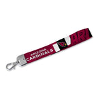 Rico Industries Nfl Football Arizona Cardinals Standard Wrist Lanyard Key Chain, Cute Wristlet Strap Keychain Holder For Women M