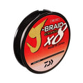 Daiwa, J-Braid X8 Grand Braided Line, 150 Yards, 30 Lb Tested, .011'' Diameter, Light Gray
