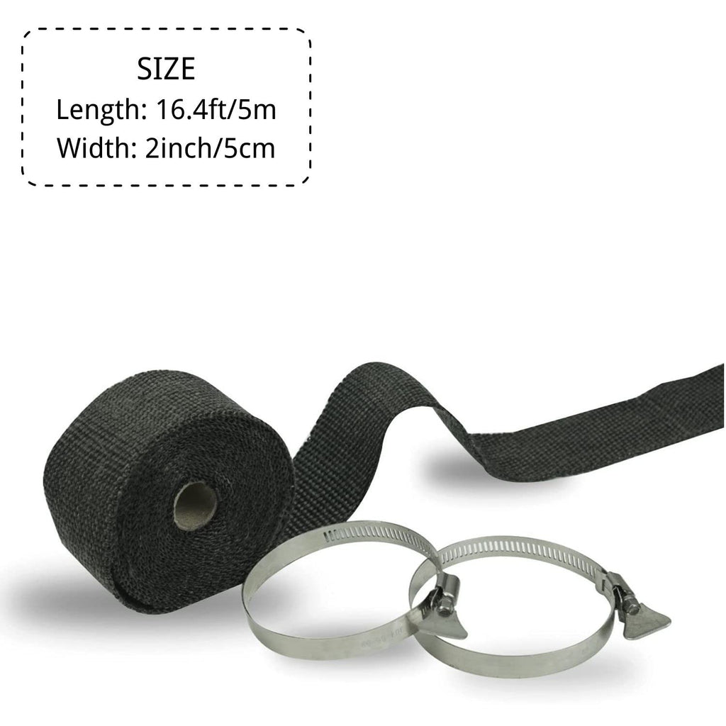 Fireproof Chimney Webbing Solowilder Camping Stove Pipe Wrap Protector With 2 Clamps