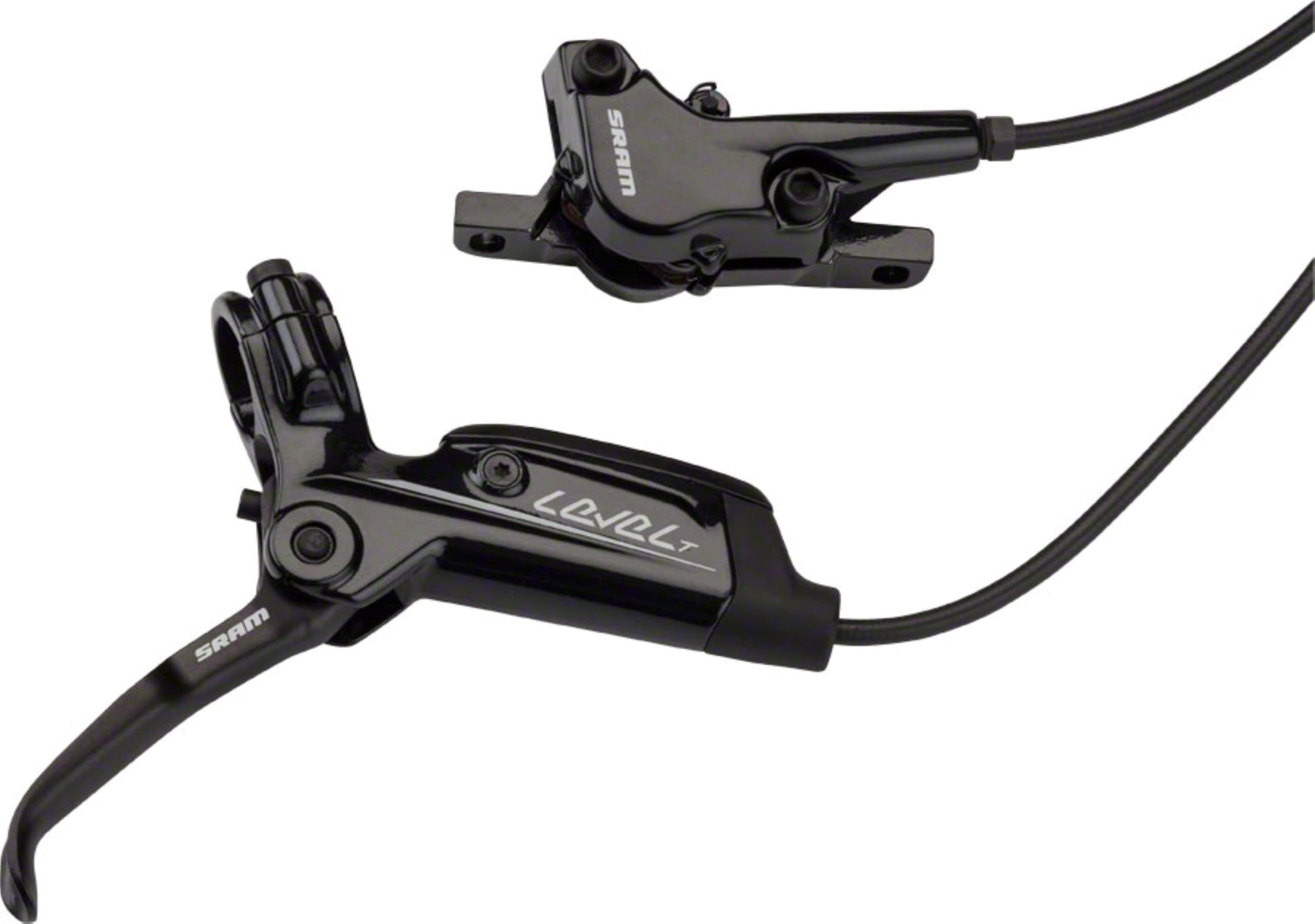 SRAM Level T Disc Brake and Lever - Rear, Hydraulic, Post Mount, Black, A1